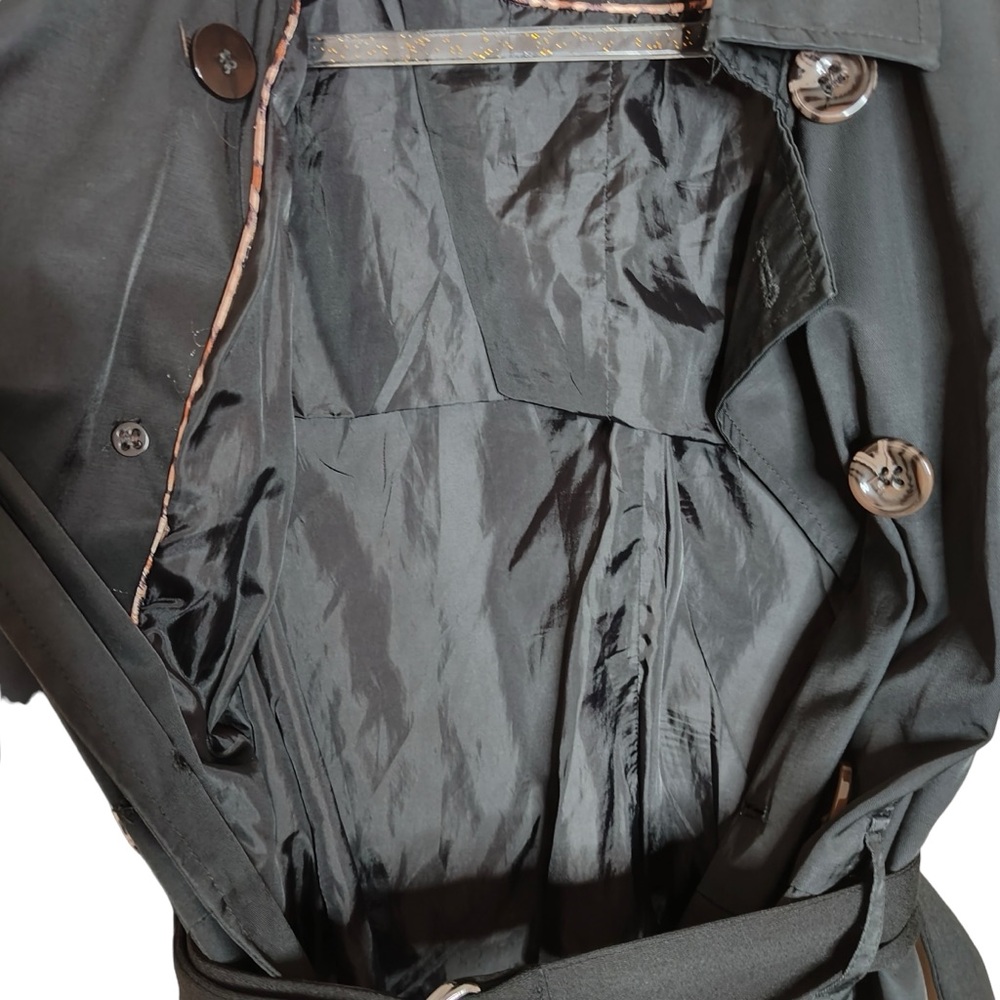 Pelle Studio Size Medium Double Button Solid Blac… - image 7